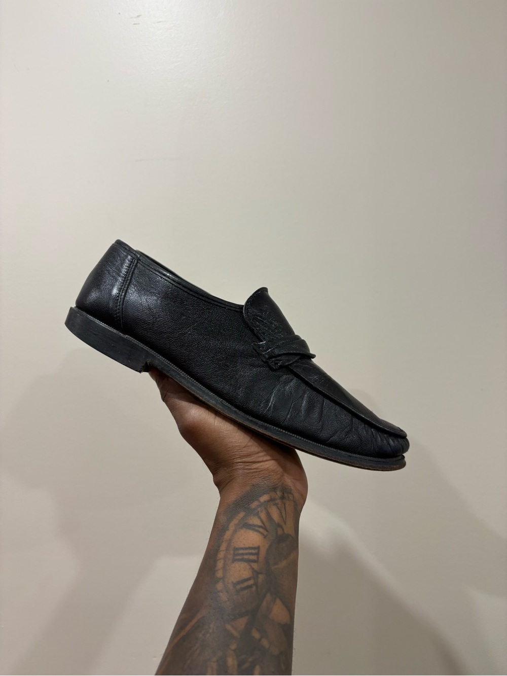 Vintage Leather Penny Loafers